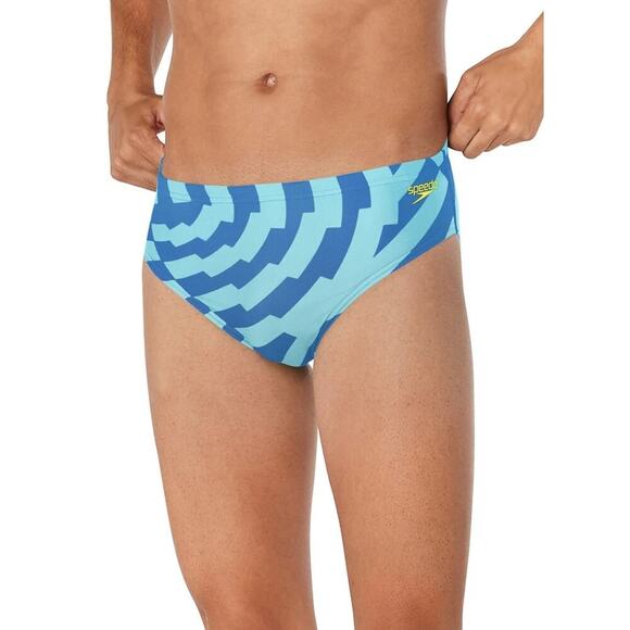 New Speedo Men's ST Vortex Maze Pro LT  Brief Swimsuit Men's 38 Royal Blue - Picture 1 of 7